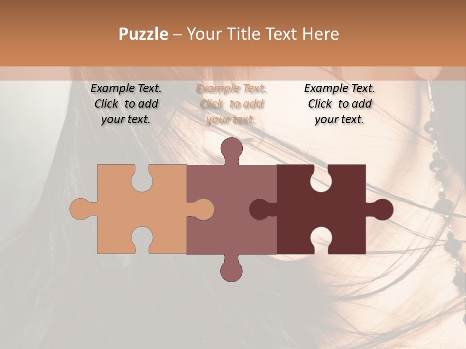 Glamour Style Earring PowerPoint Template