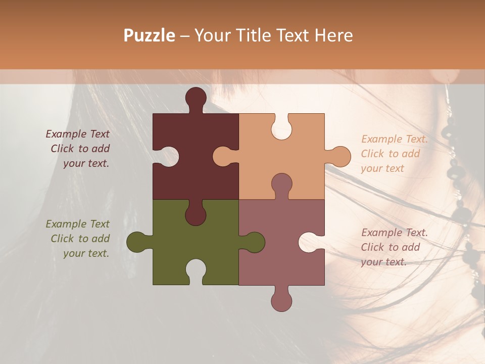 Glamour Style Earring PowerPoint Template