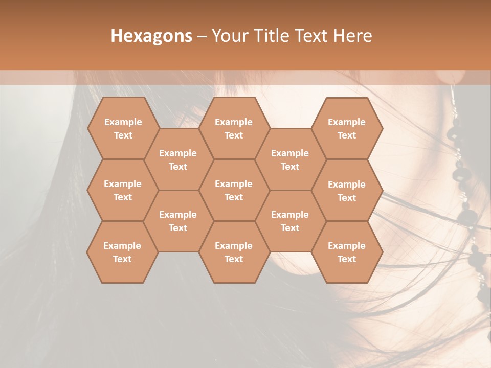 Glamour Style Earring PowerPoint Template