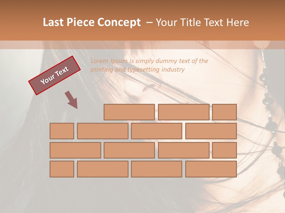 Glamour Style Earring PowerPoint Template