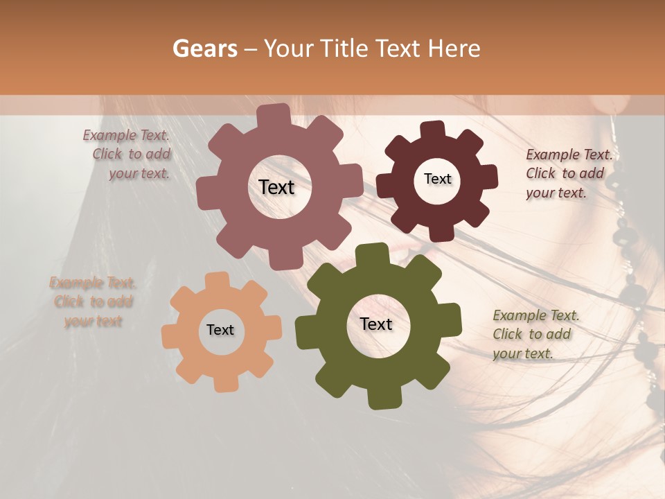 Glamour Style Earring PowerPoint Template