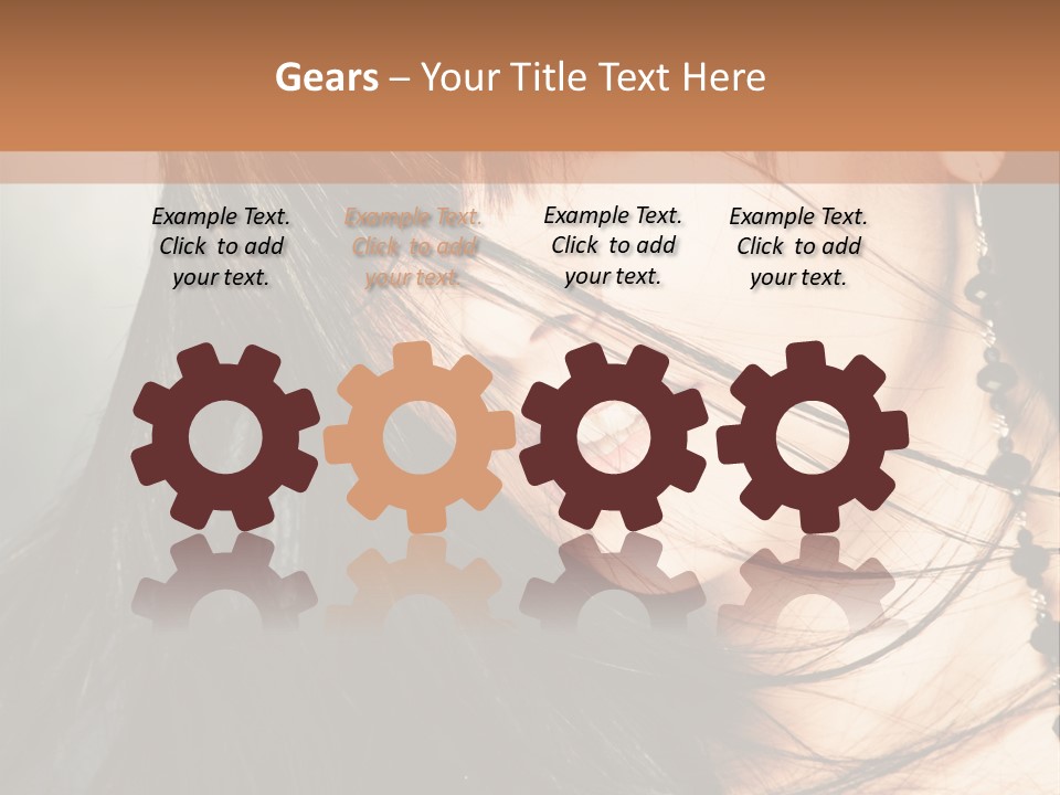 Glamour Style Earring PowerPoint Template