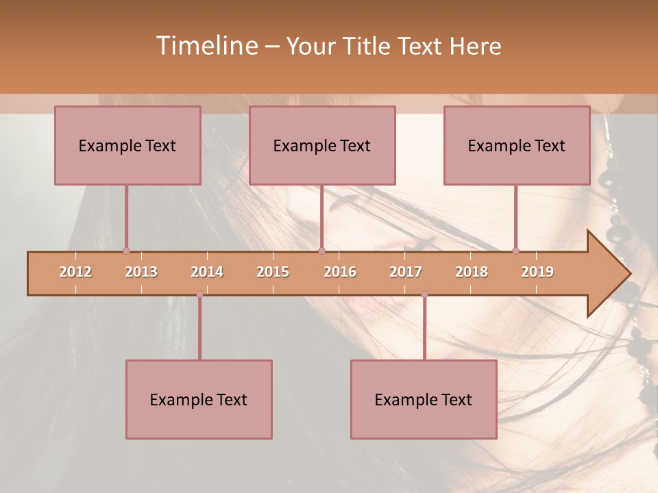 Glamour Style Earring PowerPoint Template
