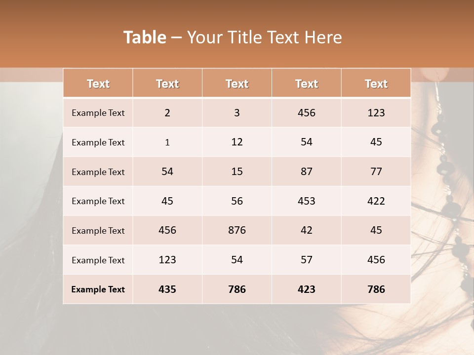 Glamour Style Earring PowerPoint Template