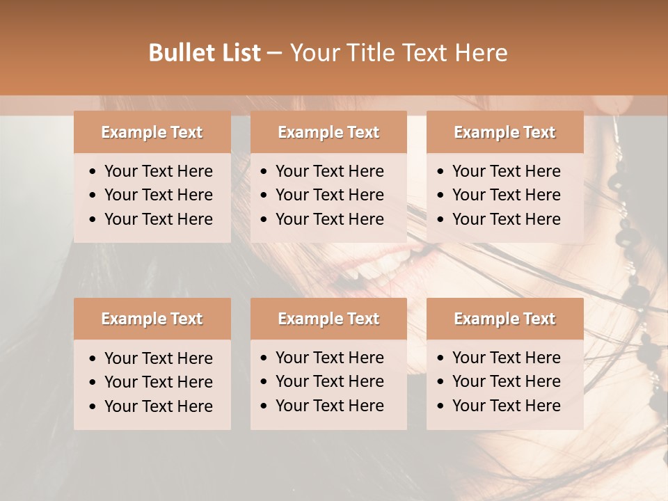 Glamour Style Earring PowerPoint Template