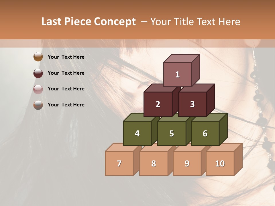 Glamour Style Earring PowerPoint Template