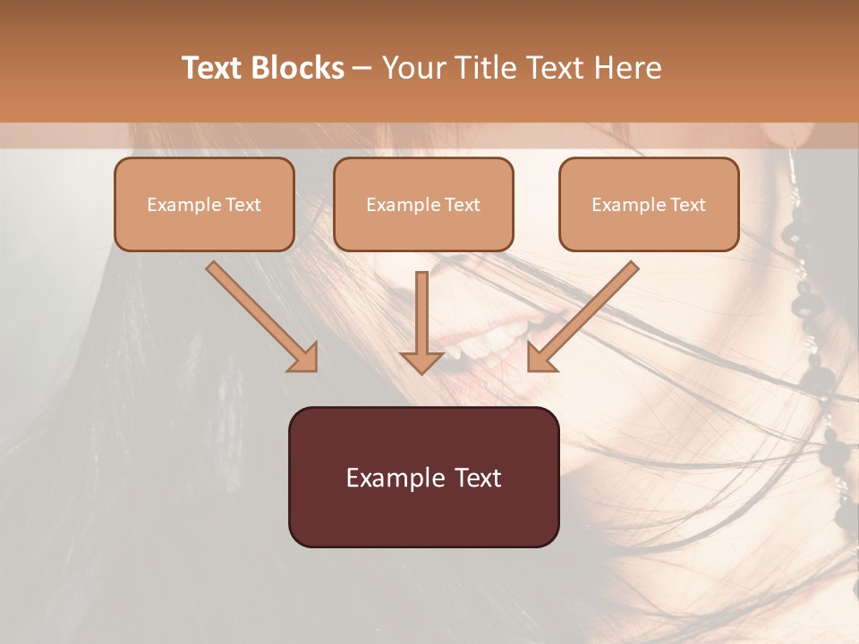 Glamour Style Earring PowerPoint Template