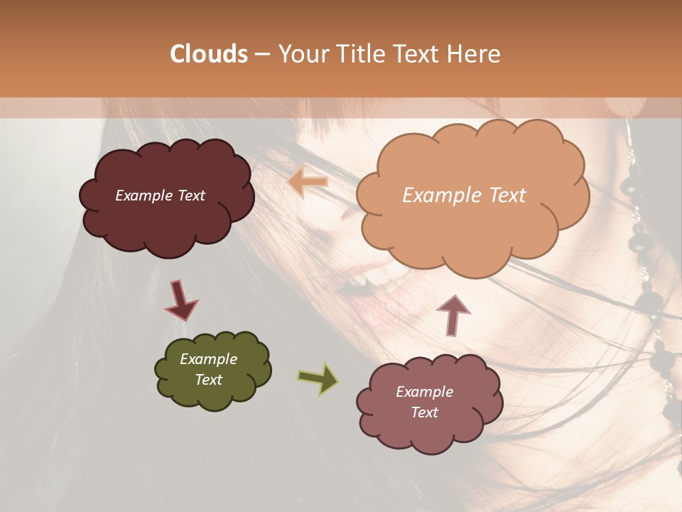 Glamour Style Earring PowerPoint Template