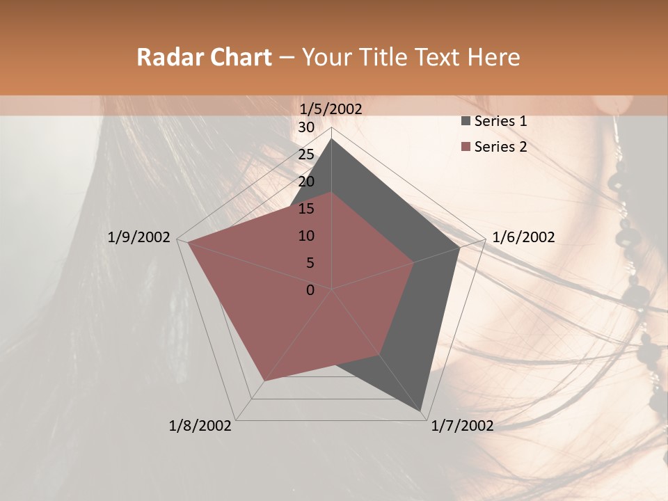 Glamour Style Earring PowerPoint Template