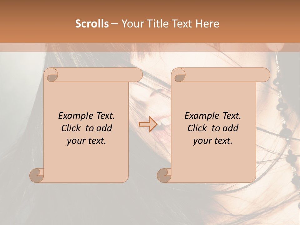 Glamour Style Earring PowerPoint Template