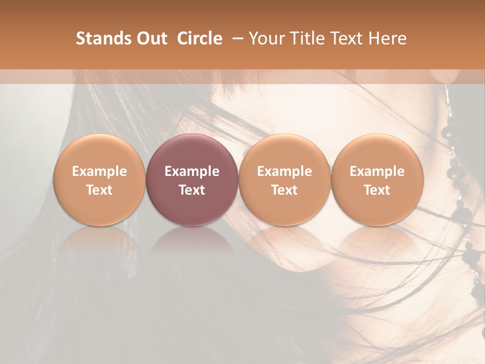 Glamour Style Earring PowerPoint Template