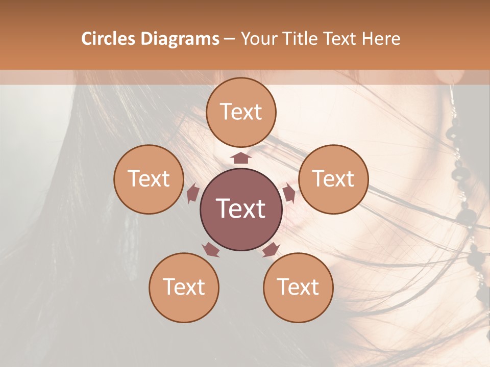 Glamour Style Earring PowerPoint Template