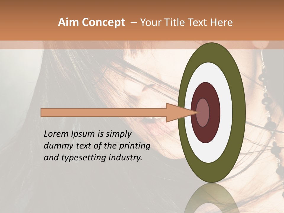 Glamour Style Earring PowerPoint Template