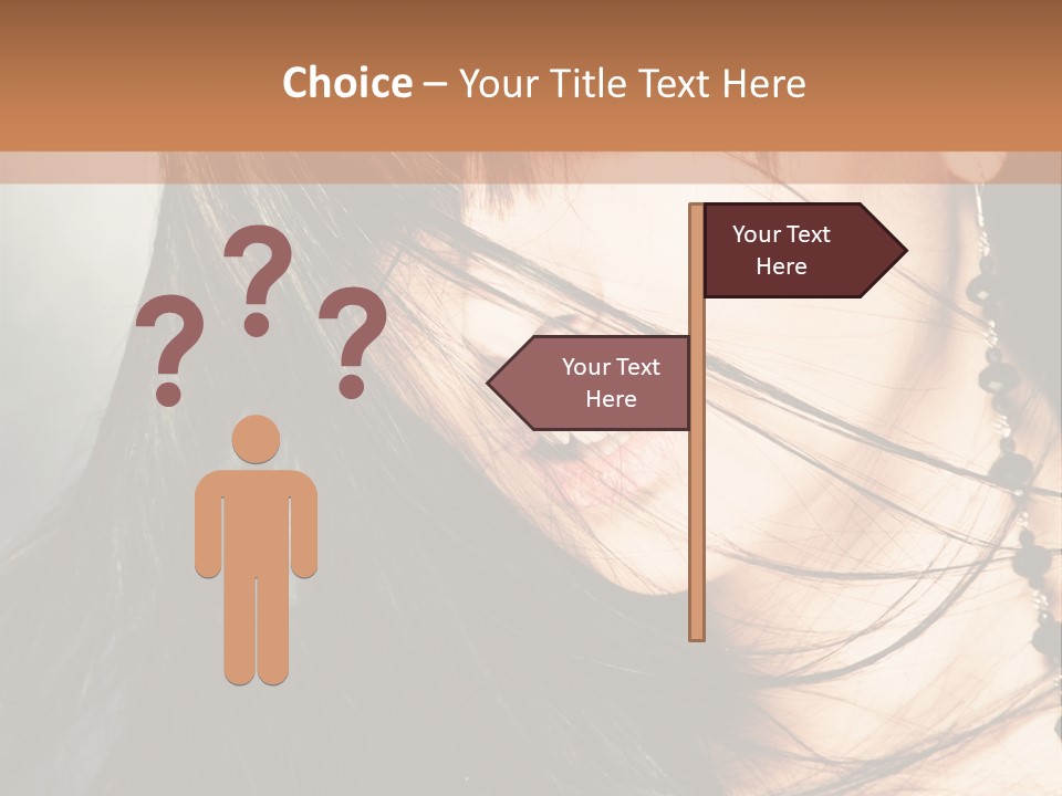 Glamour Style Earring PowerPoint Template