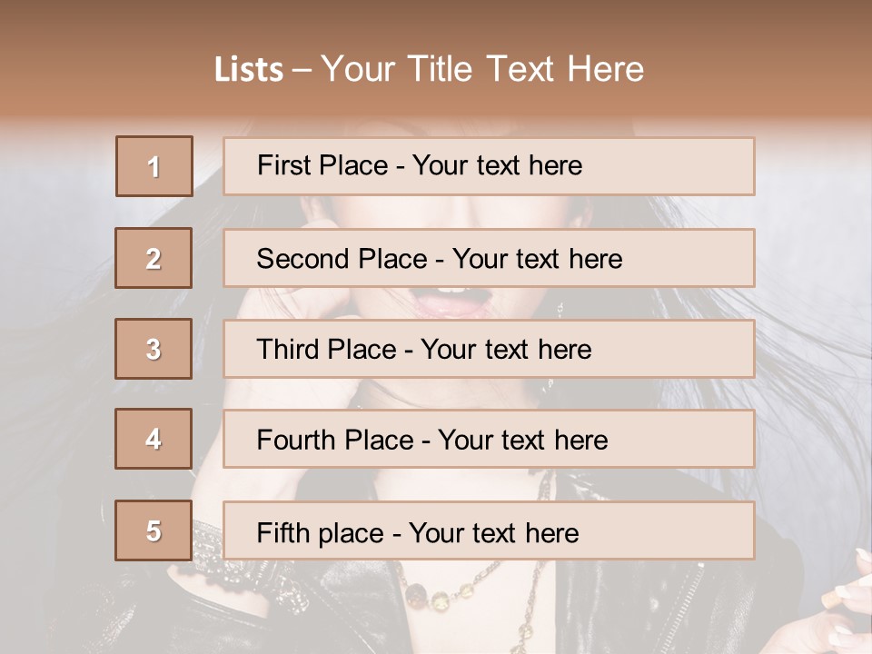 Expression Jacket Bracelet PowerPoint Template