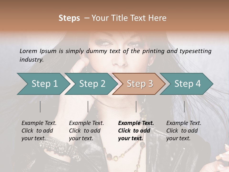Expression Jacket Bracelet PowerPoint Template