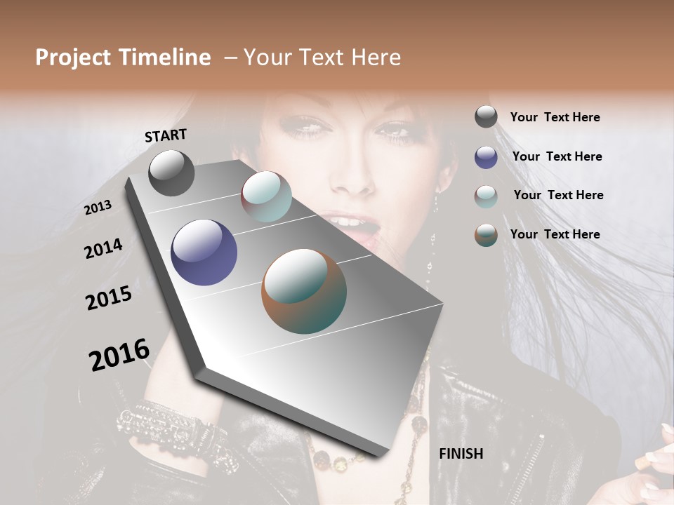 Expression Jacket Bracelet PowerPoint Template