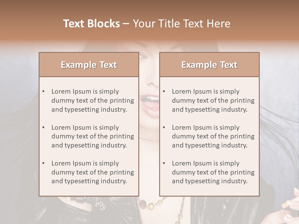 Expression Jacket Bracelet PowerPoint Template