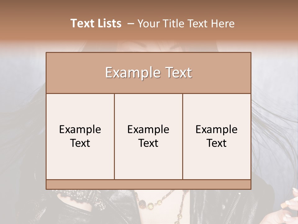 Expression Jacket Bracelet PowerPoint Template