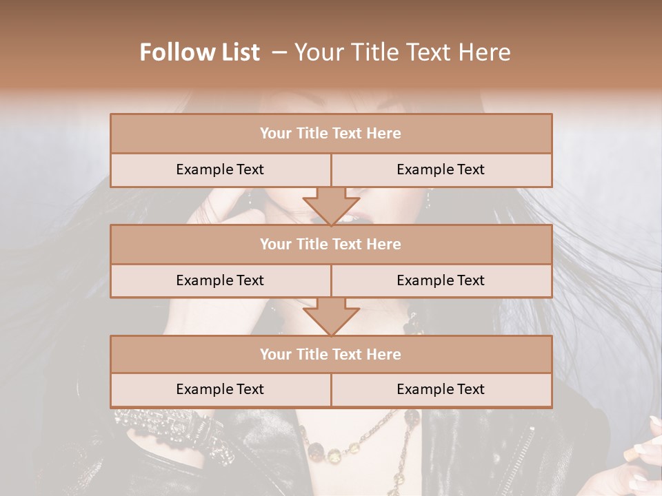 Expression Jacket Bracelet PowerPoint Template