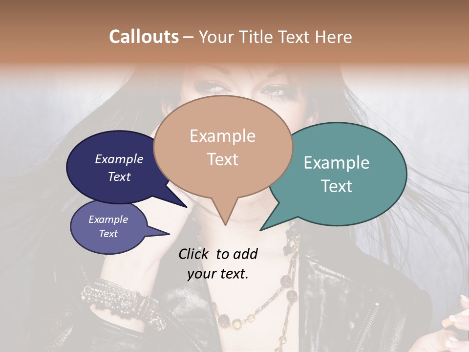 Expression Jacket Bracelet PowerPoint Template