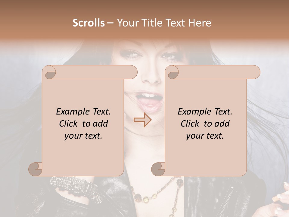 Expression Jacket Bracelet PowerPoint Template