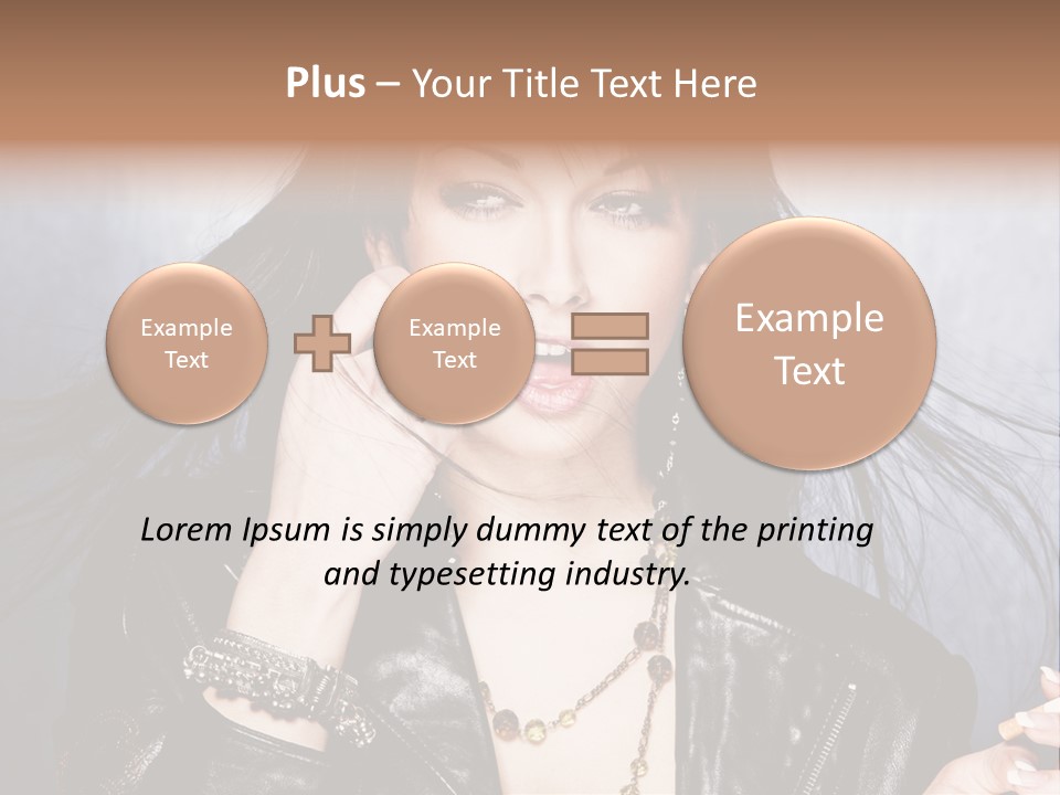 Expression Jacket Bracelet PowerPoint Template