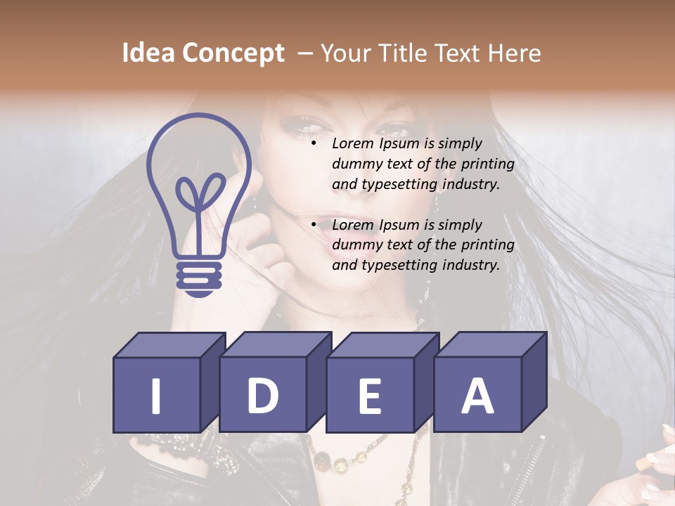 Expression Jacket Bracelet PowerPoint Template