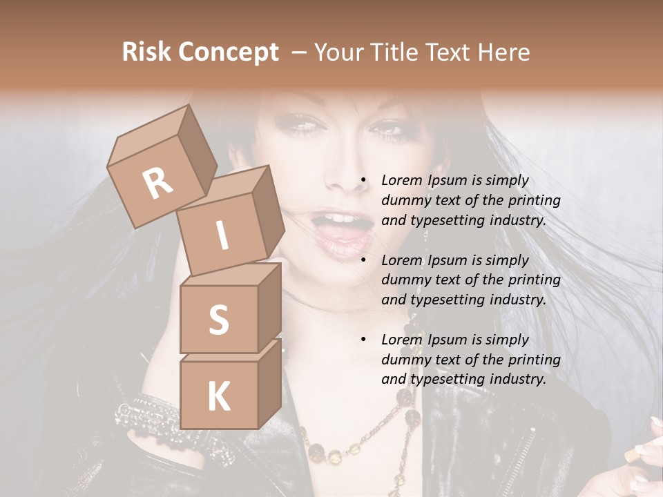 Expression Jacket Bracelet PowerPoint Template