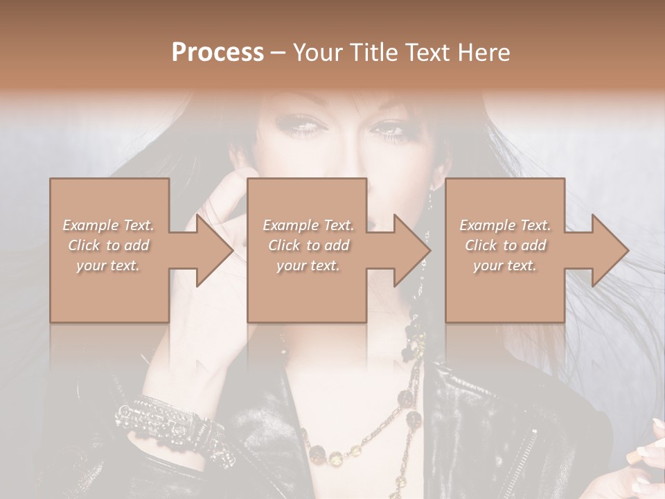Expression Jacket Bracelet PowerPoint Template