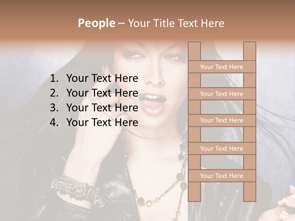 Expression Jacket Bracelet PowerPoint Template