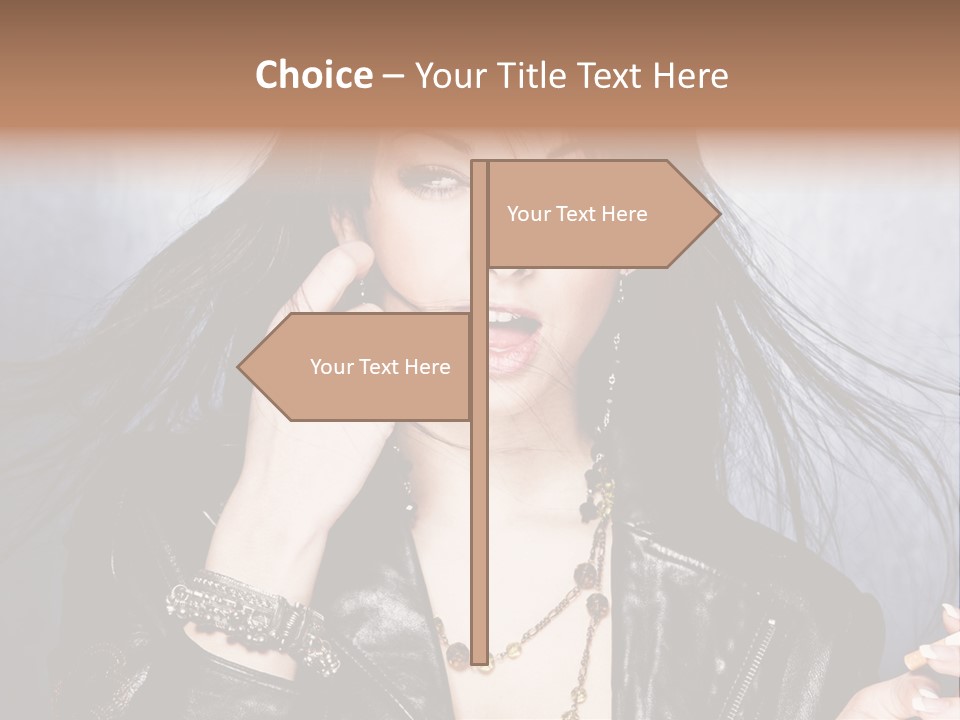 Expression Jacket Bracelet PowerPoint Template