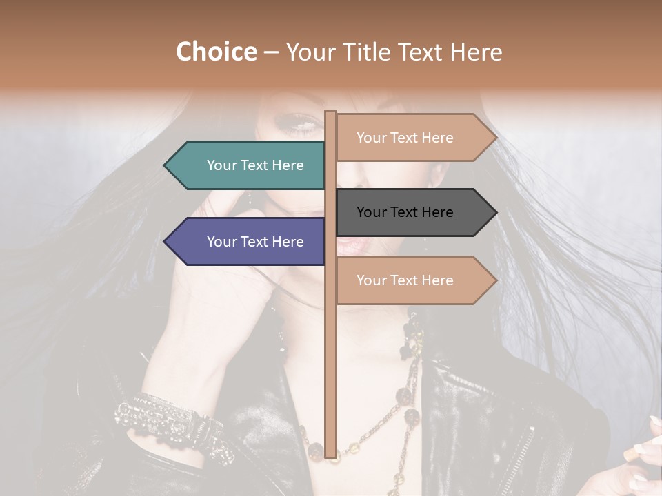 Expression Jacket Bracelet PowerPoint Template