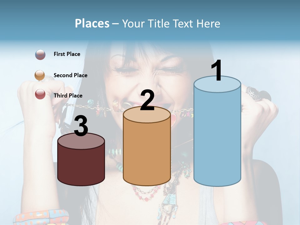 Bracelet Shape Face PowerPoint Template