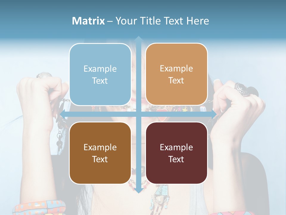 Bracelet Shape Face PowerPoint Template