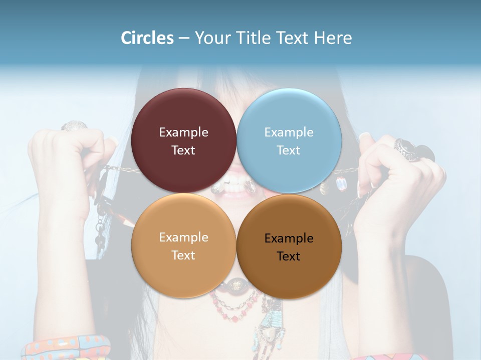 Bracelet Shape Face PowerPoint Template