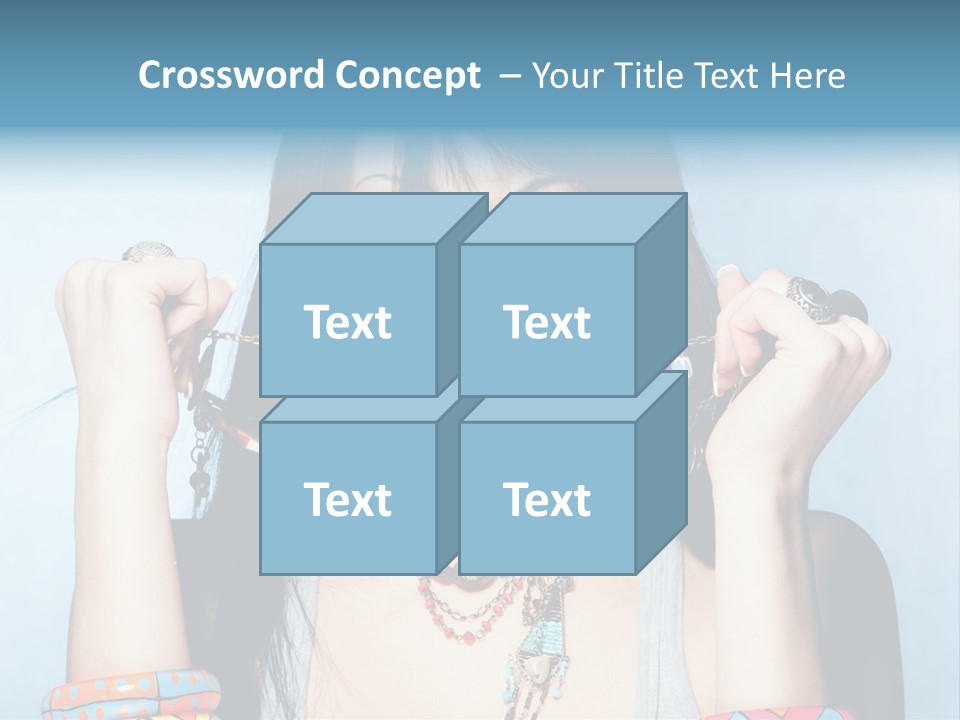 Bracelet Shape Face PowerPoint Template