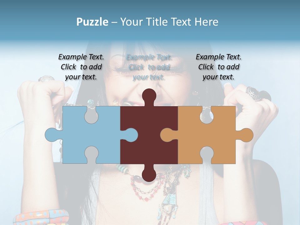 Bracelet Shape Face PowerPoint Template