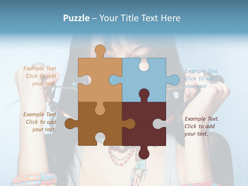 Bracelet Shape Face PowerPoint Template