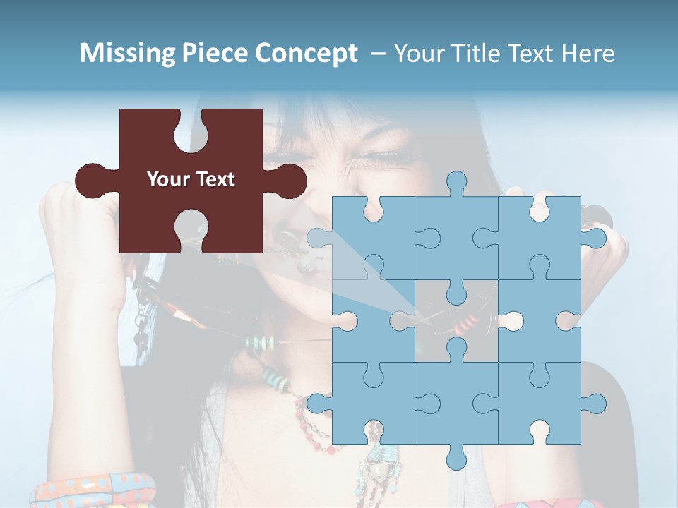 Bracelet Shape Face PowerPoint Template