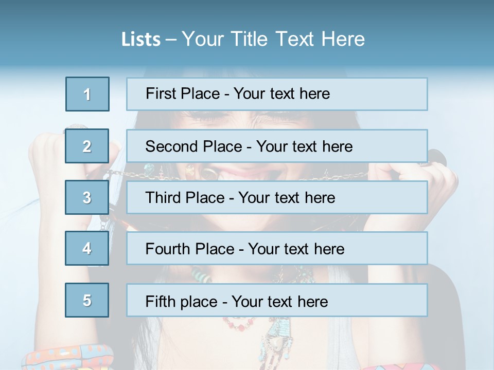 Bracelet Shape Face PowerPoint Template