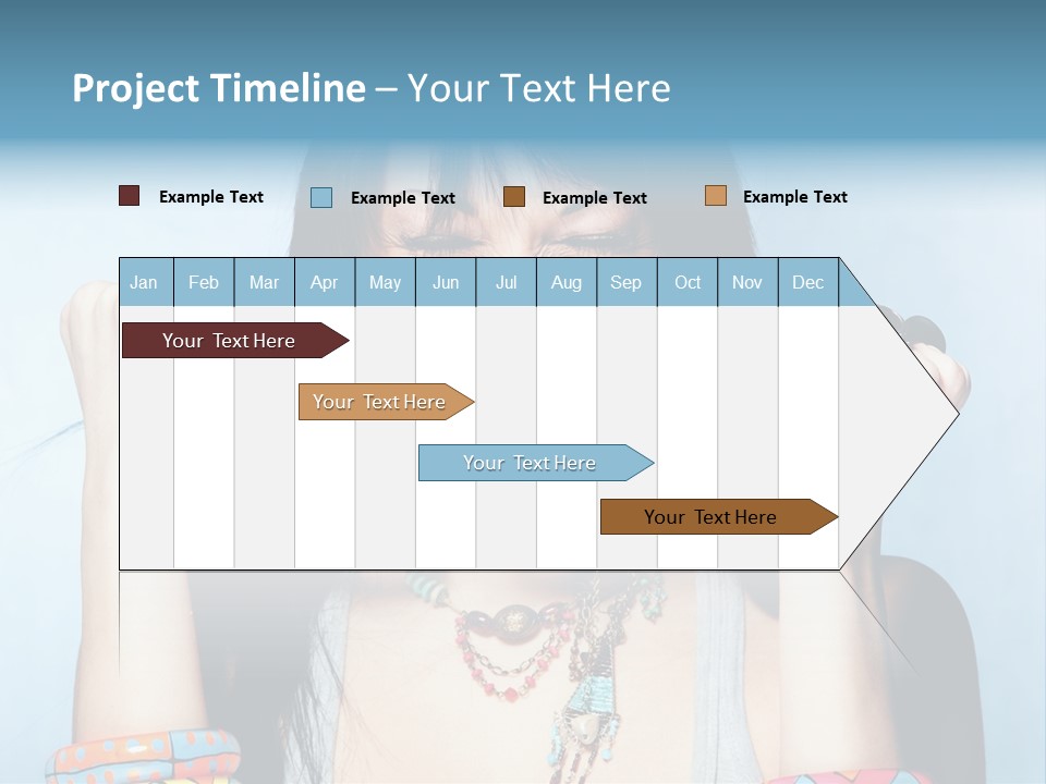 Bracelet Shape Face PowerPoint Template