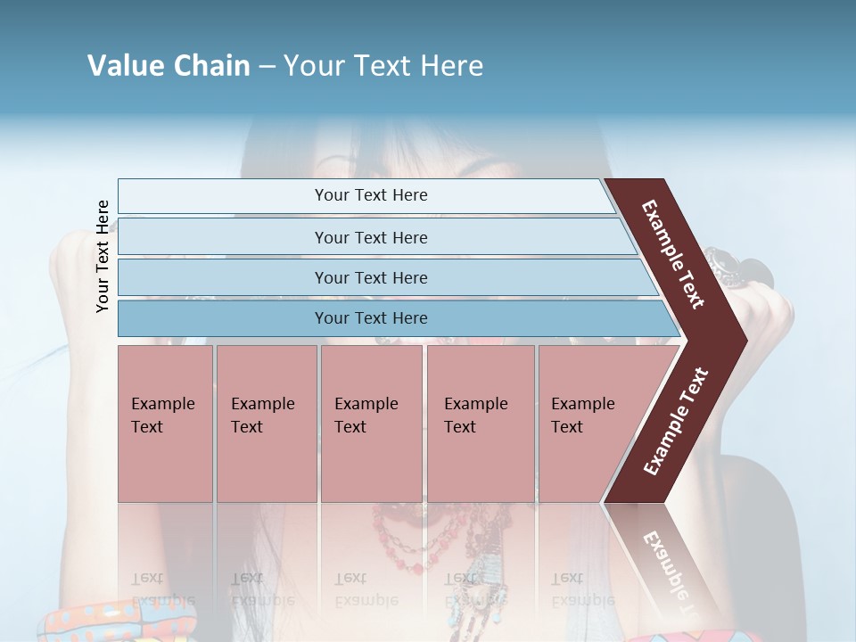 Bracelet Shape Face PowerPoint Template
