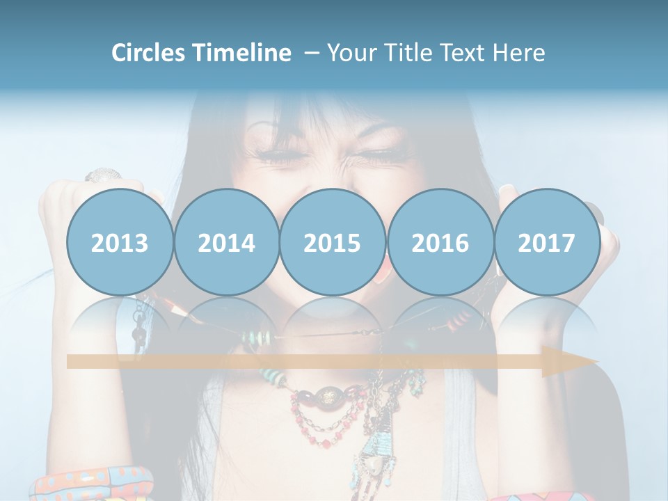 Bracelet Shape Face PowerPoint Template