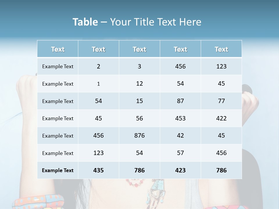 Bracelet Shape Face PowerPoint Template