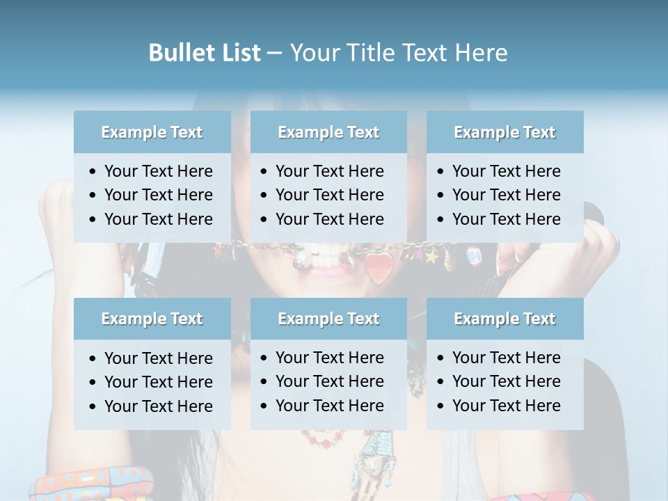 Bracelet Shape Face PowerPoint Template