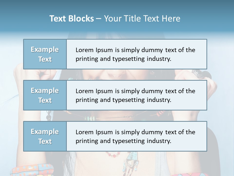 Bracelet Shape Face PowerPoint Template