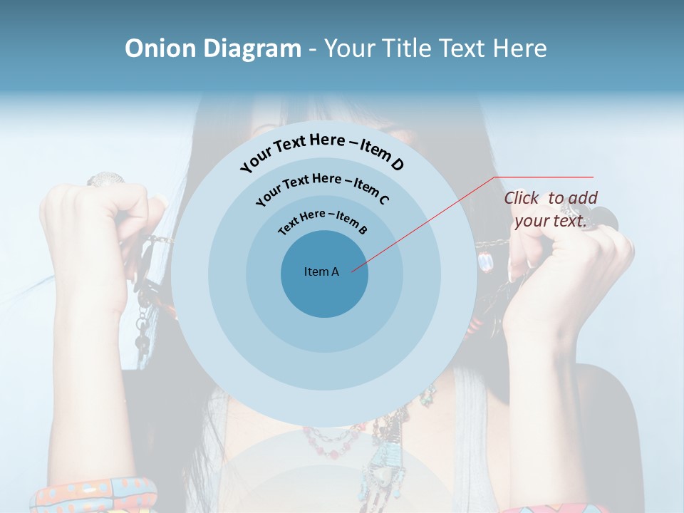 Bracelet Shape Face PowerPoint Template