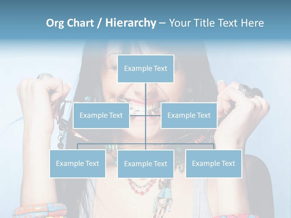 Bracelet Shape Face PowerPoint Template