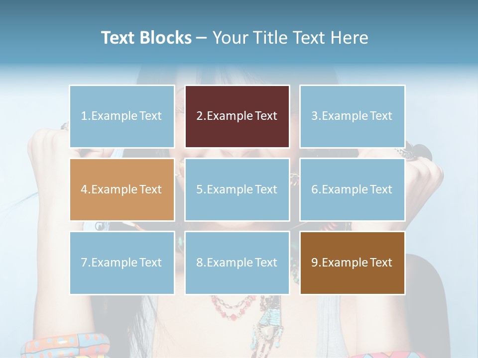 Bracelet Shape Face PowerPoint Template